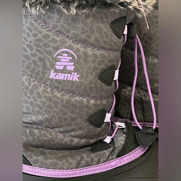 Kamik Woman’s Winter Momentum Purple Waterproof Snow Boot Size 7 - Picture 4 of 4